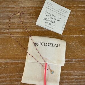 Gigi Clozeau brand new necklace.